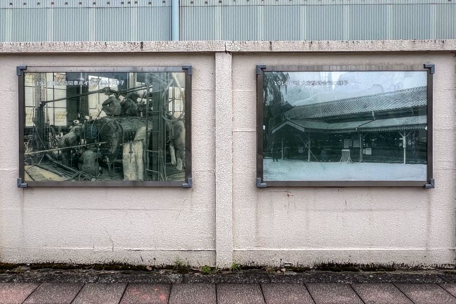 Omiya Railway Garden Promenade historic workshop photos