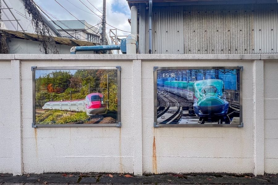 Omiya Railway Garden Promenade modern train photos