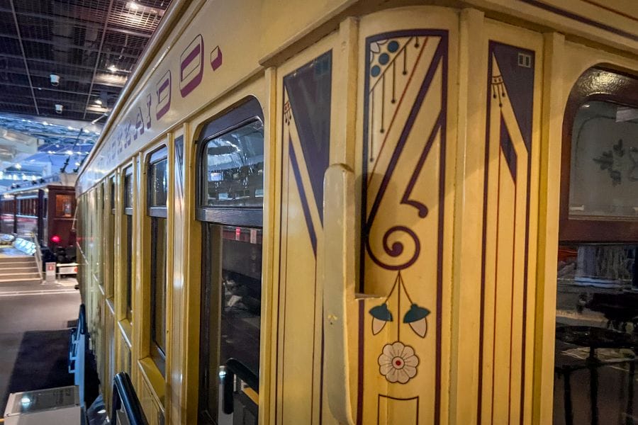 Omiya Railway Museum Hokkaido carriage detail