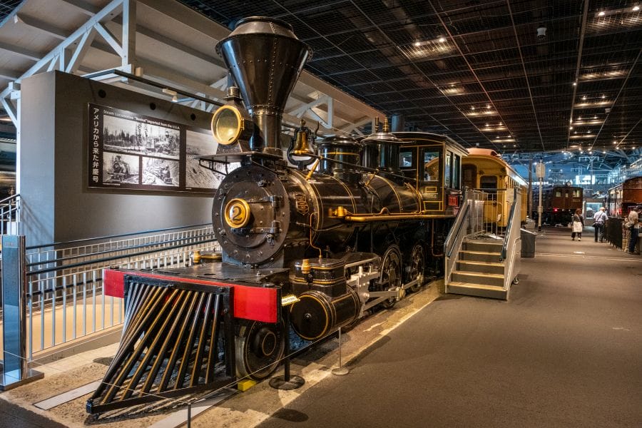 Omiya Railway Museum Hokkaido steam locomotive
