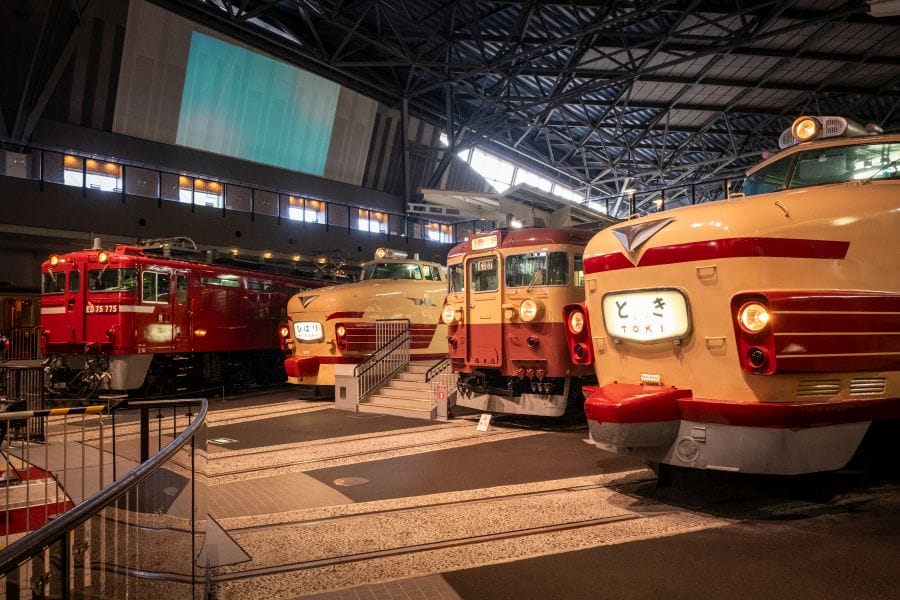 Omiya Railway Museum big locomotives