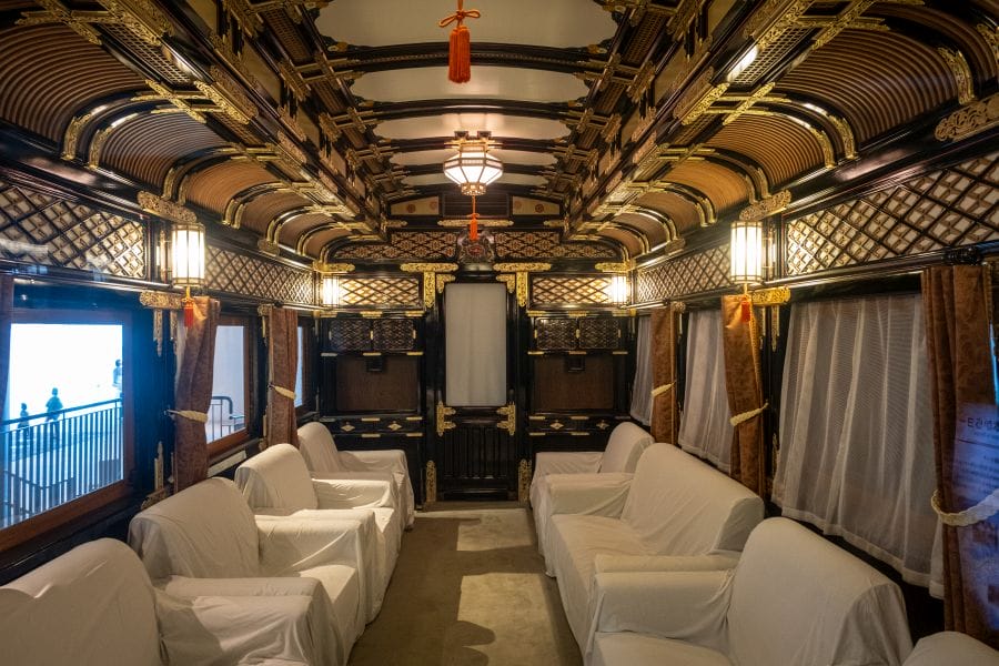 Omiya Railway Museum imperial carriage